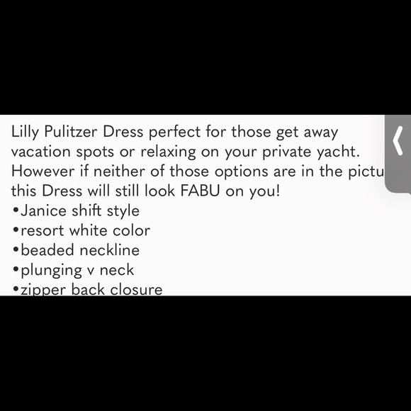 Lily Pulitzer - Janice Resort White Shift Dress - Picture 4 of 4